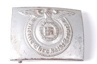 Lot 627 - A German SS belt buckle, marked RZM 155/40 SS.