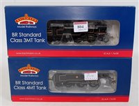 Lot 804 - Bachmann 31-975 BR lined black standard class...