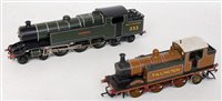 Lot 820 - 2 white metal kit built tank engines, 0-6-2...