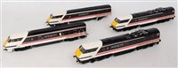 Lot 832 - 2 trays containing Hornby 7 coach HST train...