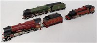 Lot 839 - Tray containing 6 LMS type engines and tenders...