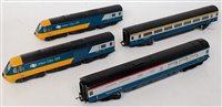 Lot 865 - 6 coach Hornby BR blue/grey HST train (G)