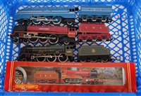 Lot 892 - Tray containing Hornby streamlined LMS...