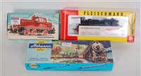Lot 928 - A Fleischmann H0 DR black class 94 0-10-0 tank...