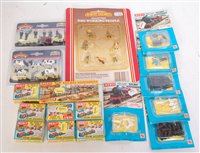 Lot 932 - Small plastic container with 14 packs of Merit...