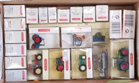 Lot 940 - 22 Wiking H0 sports cars, agriculture tractors...