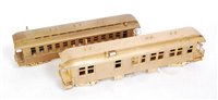 Lot 953 - Pair Suydam Japanese H0 unpainted brass D&RGW...