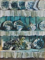 Lot 267 - Perri Duncan (b.1958) - Willow patterns,...