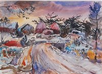 Lot 289 - Alexander S. Burns (1911-1987) - Approach of...