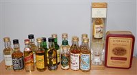 Lot 1416 - A quantity of spirit miniatures, largely being...