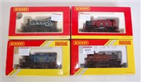 Lot 1015 - 4 various Hornby 0-4-0 tank engines R2361,...