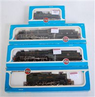 Lot 1017 - 4 Airfix blue box locomotives GWR 0-4-2 14XX...