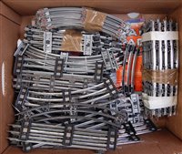 Lot 442 - A large box of Lionel 3 rail track - mainly...