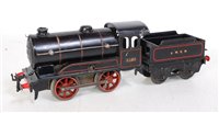 Lot 479 - 1931-6 Hornby no 0 C/W LNER, black 0-4-0 loco...