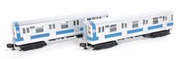 Lot 511 - MTH - Pair suburban silver/blue New York City...