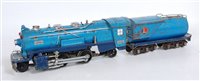 Lot 519 - Lionel Lines light blue with dark blue chassis...