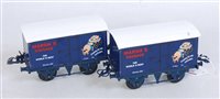 Lot 509 - 2 x Horton series blue Marsh's sausage vans (NM)