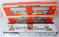 Lot 527 - Three Lionel items:- Two Southern TTUX flat...