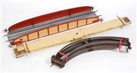Lot 497 - Bing for Bassett Lowke turntable with circle...