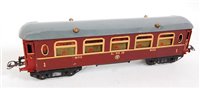 Lot 571 - 1930-1 Hornby Saloon coach LMS no 402 with...