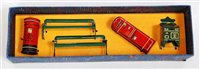 Lot 489 - 1930-6 Hornby railway accessory set no 3...