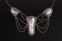Lot 2529 - An early 20th century blister pearl necklace,...