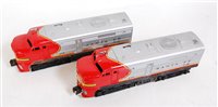 Lot 550 - Lionel silver/red Santa Fe BoBo diesel no. 218...