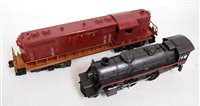 Lot 551 - Lionel Pennsylvania brown BoBo diesel loco,...