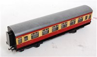 Lot 590 - Bassell-Lowke post-war BR carmine and cream...
