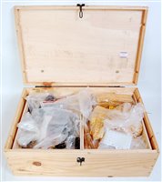 Lot 155 - Home-made wooden box (converted from a French...