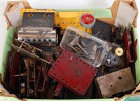 Lot 167 - Small tray containing approx. 15 Meccano...