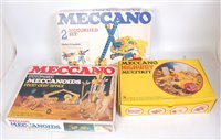 Lot 177 - Large tray containing A Meccanoids set unused,...