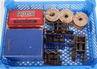 Lot 185 - Small tray containing Meccano electric motors:...