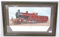 Lot 9 - An Alf Cooke Ltd railway print depicting a...