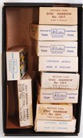 Lot 1221 - Ten various empty original Britains all card...