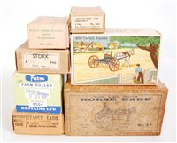 Lot 1225 - Seven various Britains original all-card empty...