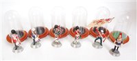 Lot 1239 - Six various white metal Chas Stadden white...