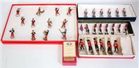 Lot 1241 - A collection of modern release white metal and...