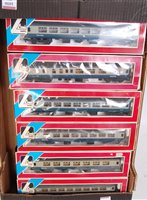 Lot 1050 - 12 Lima BR blue/grey intercity MK11 coaches (G-...