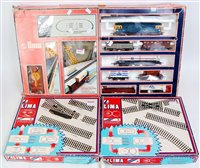 Lot 1047 - A Lima "Container Unloader" train set, appears...