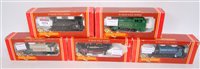 Lot 1034 - 4 Hornby 0-4-0 tank engines R057 Caledonian...