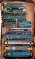 Lot 1035 - Tray containing 10 mixed makes, livery diesel...