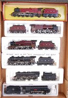 Lot 1036 - Tray containing 6 steam engines and tenders,...