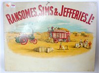 Lot 21 - A very fine lithograph printed advertising...
