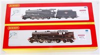 Lot 1072 - A Hornby R2732 BR lined black Stanier 2-6-4...