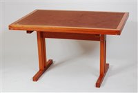 Lot 420 - A pair of 1970s teak freestanding writing...