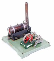 Lot 23 - A Wilesco stationary steam plant comprising of...
