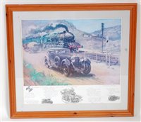 Lot 33 - A Cuneo framed and glazed print titled...