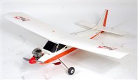 Lot 34 - A balsa wood kit built and petrol powered...