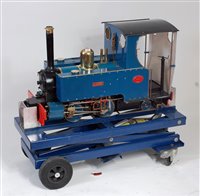 Lot 40 - Maxitrak 5 inch gauge Hunslet 0-4-2 narrow...